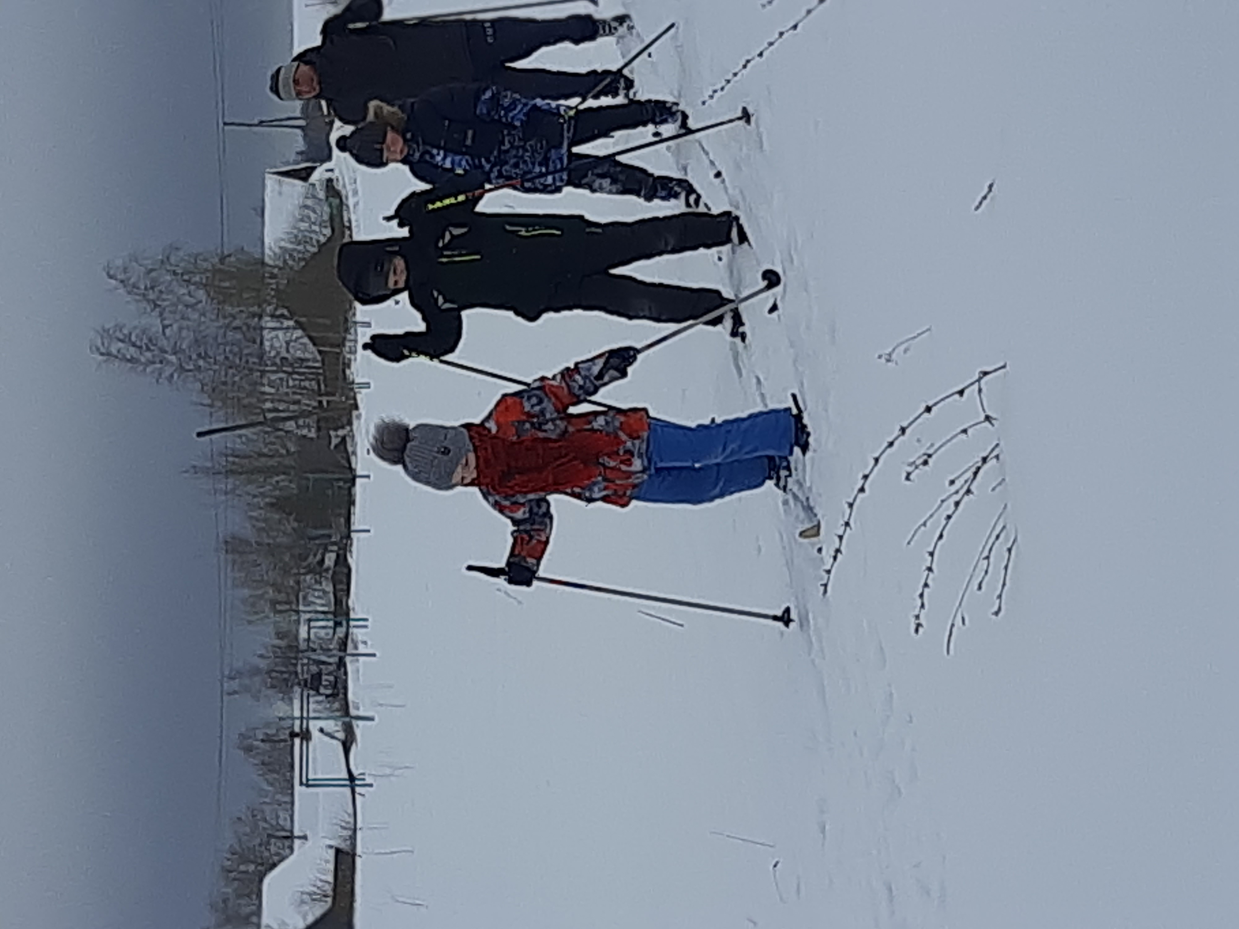 21 марта в дошкольной группе прошли соревнования «Лыжня зовет!».