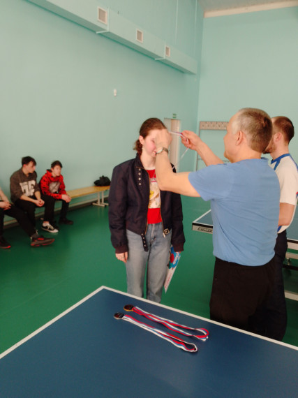 Приняли участие в личном Первенстве по настольному теннису среди общеобразовательных школ района.